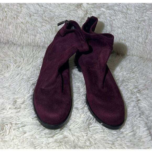 Kenneth Cole Reaction Ankle Wind Bootie Shoes Womens Size 8.5 Dark Taupe NWOT - Picture 1 of 10
